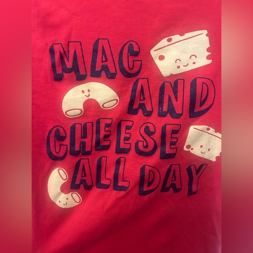 4/$20🌷EUC “Mac and Cheese All Day” 🧀Pajama Set 😋 Youth 14 XL Joe Fresh